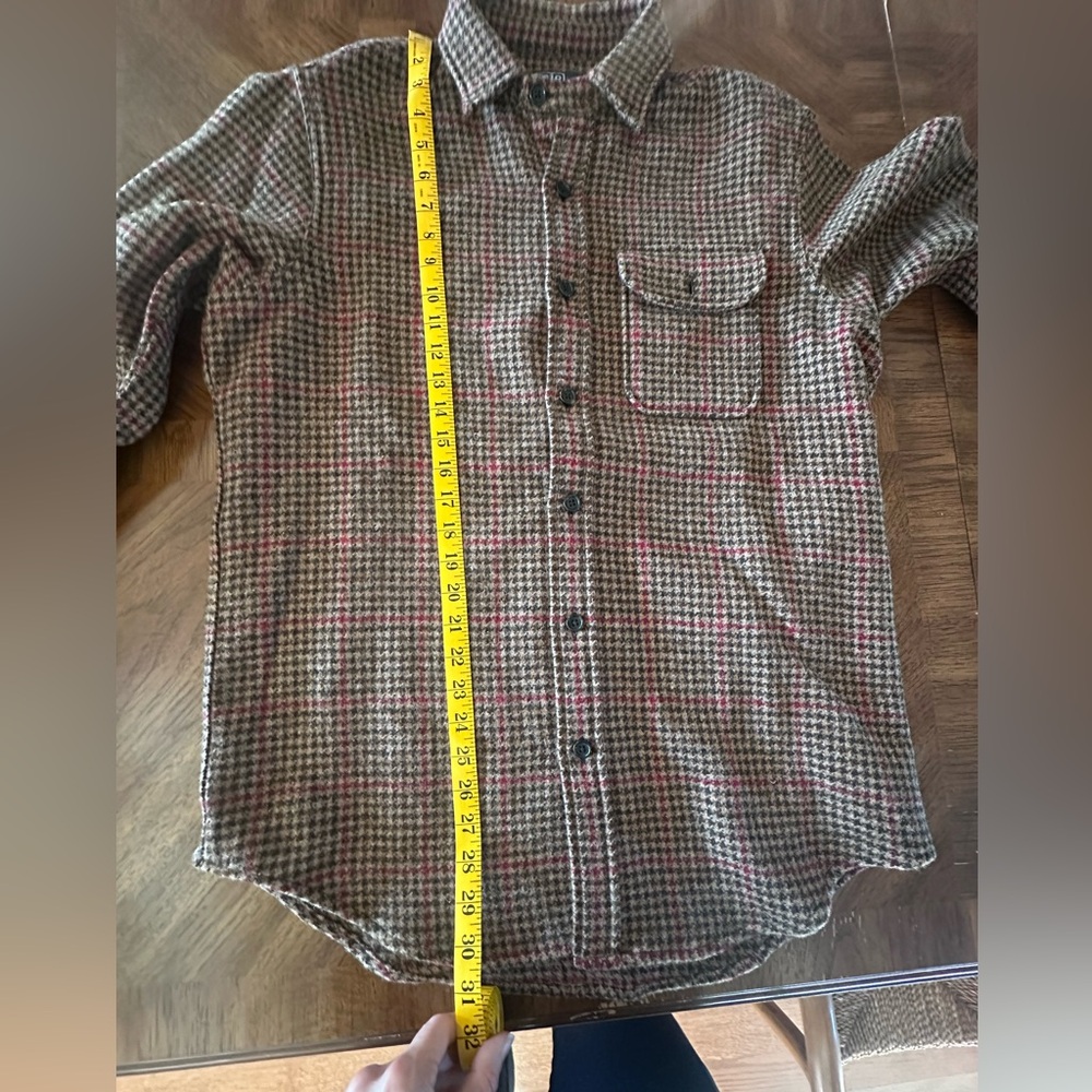 Polo by Ralph Lauren Brown and Red Shirt Jacket - Picture 5 of 5